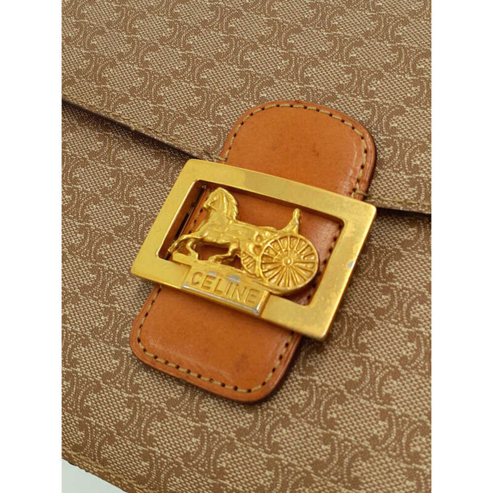 Celine Shoulder Buckle Macadam Carriage Bag - Picture 9 of 9